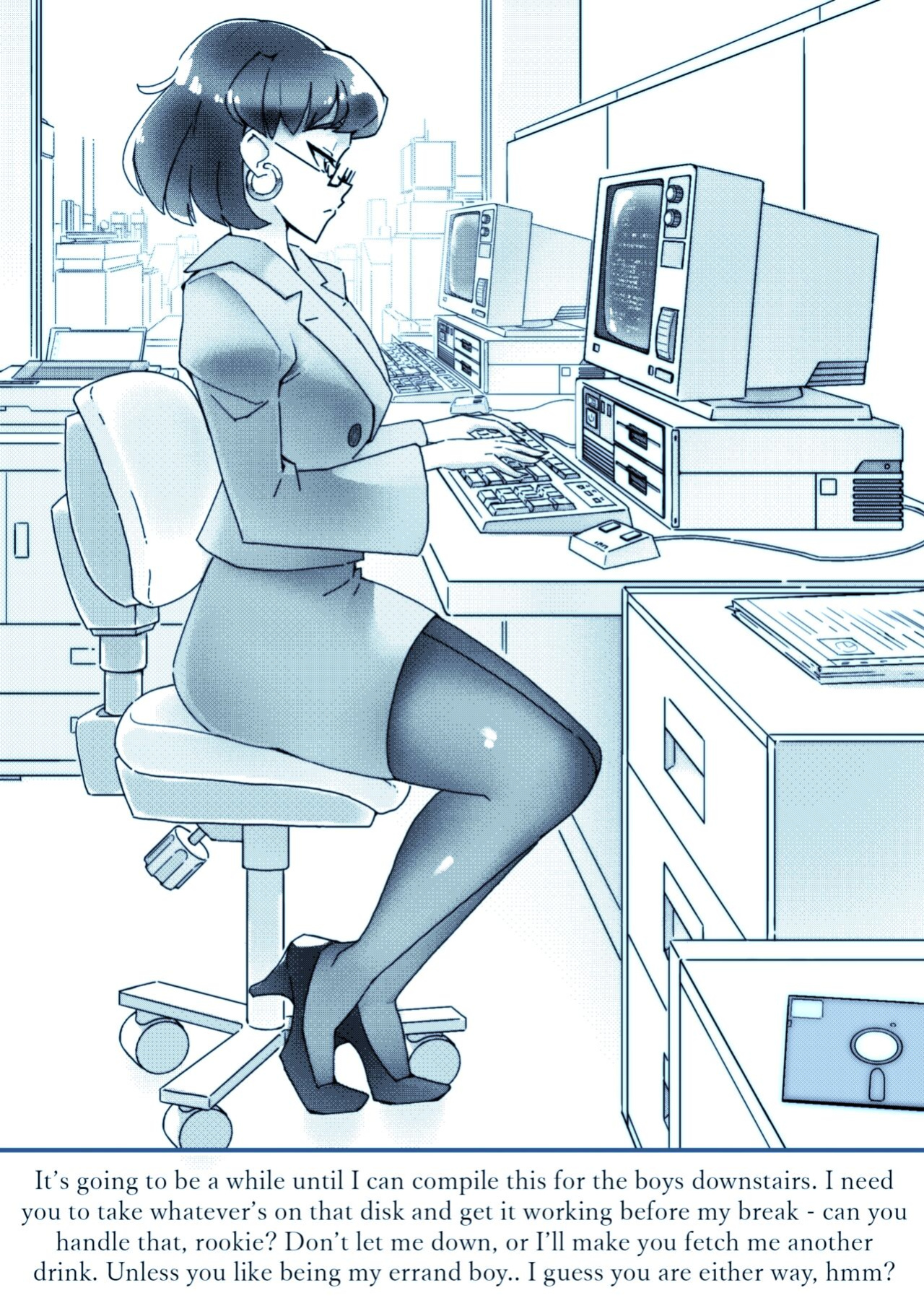 [rtil] Office Lady Eri (OC)