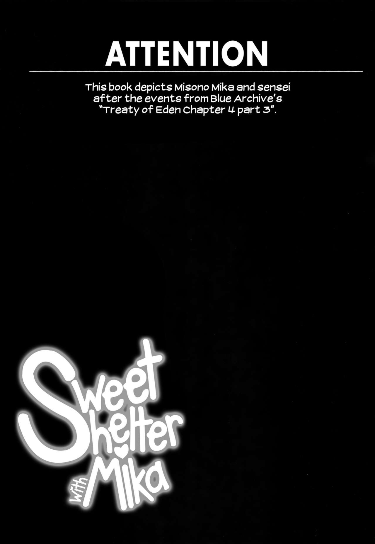 (C101) [Kinokomushin (Kinokomushi)] Mika to Amayadori | Sweet Shelter with Mika (Blue Archive) [Shiromaru]