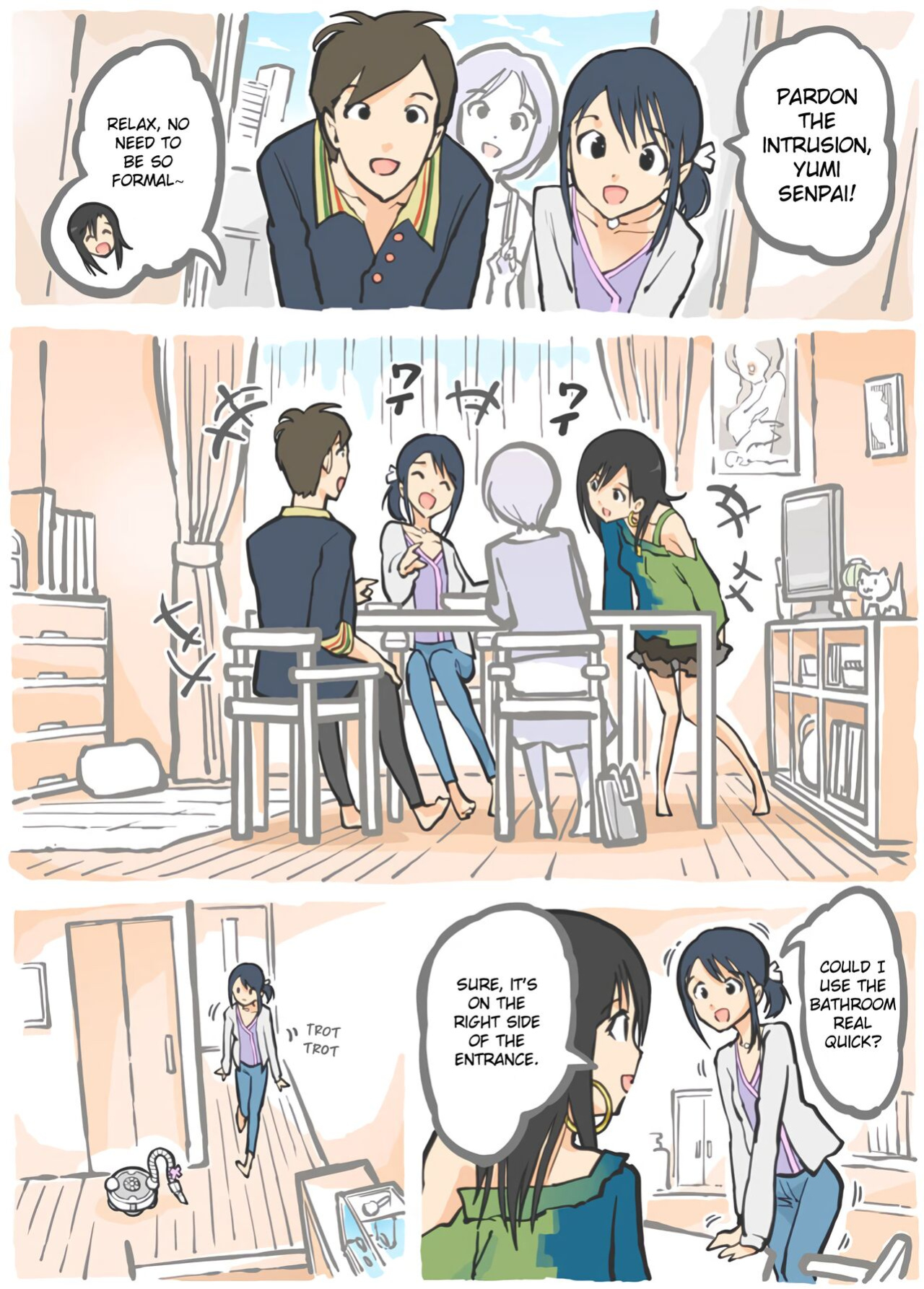 [Alpaca Club] Molested by a Vacuum Cleaner - Kohai's Home Visit -