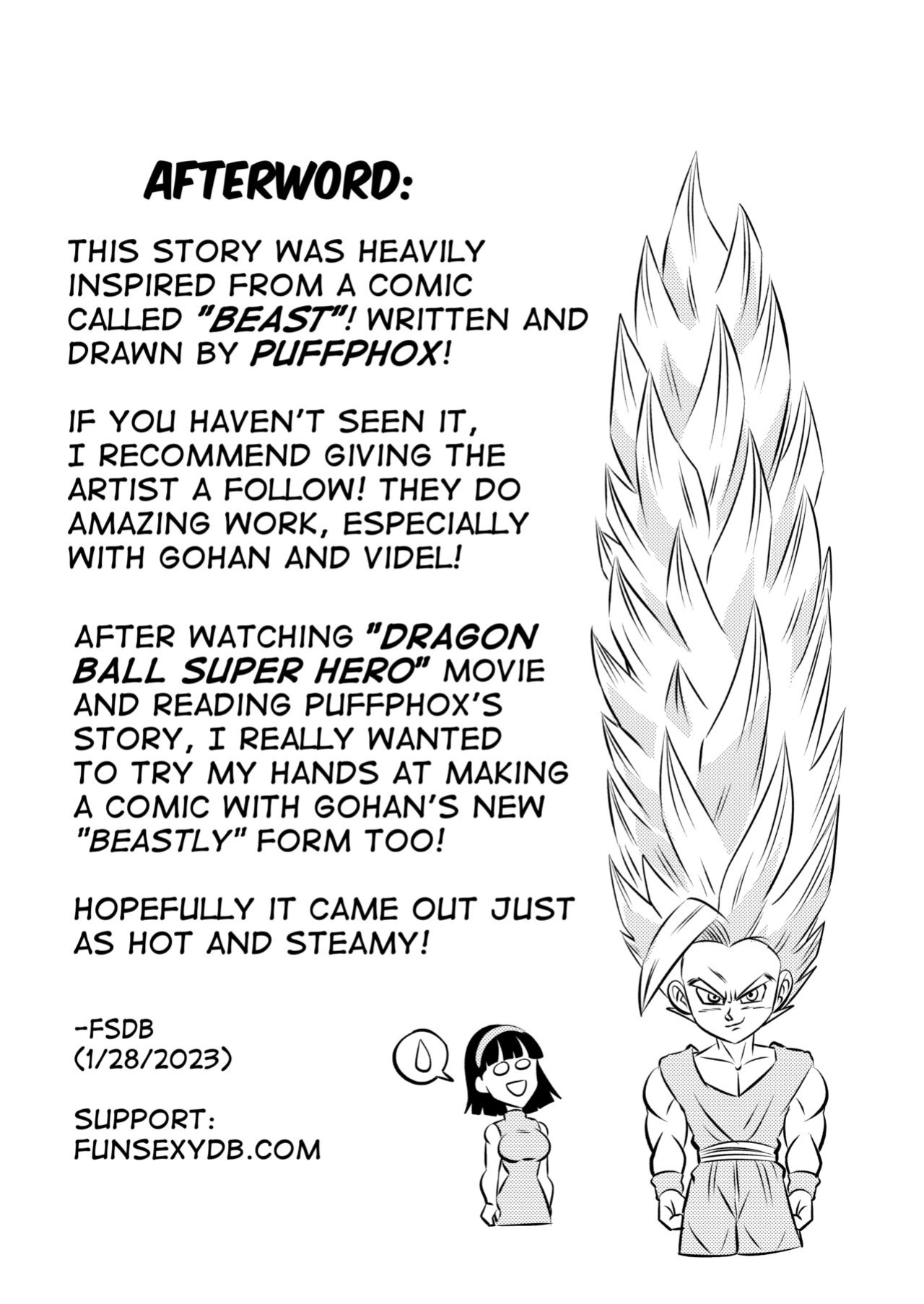 [FunsexyDB] The Beast Within! (Dragon Ball Super)