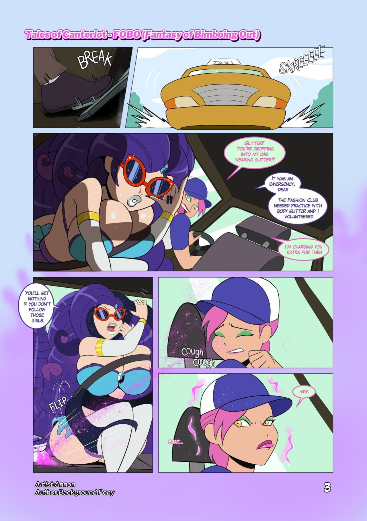 Annon- Tales of Canterlot FOBO : Fantasy Of Bimboing Out