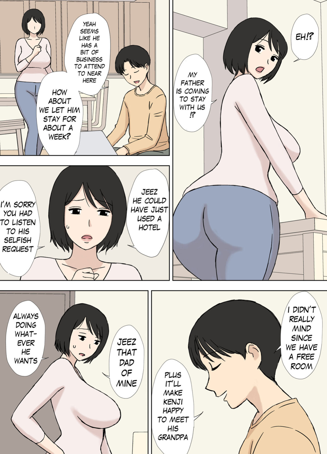 [Urakan] My Wife Still Bathes With Her Father.. | Tsuma ga Ima da ni Chichi Oya to Issho ni Fuuro ni Haitte irundaga
