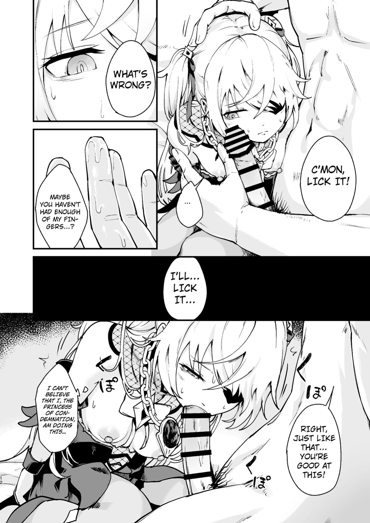 [Koromoko Kokoro (Koromotake)] Koujou Ochiru | Fischl Falling to Ruin (Genshin Impact) [Kuraudo]