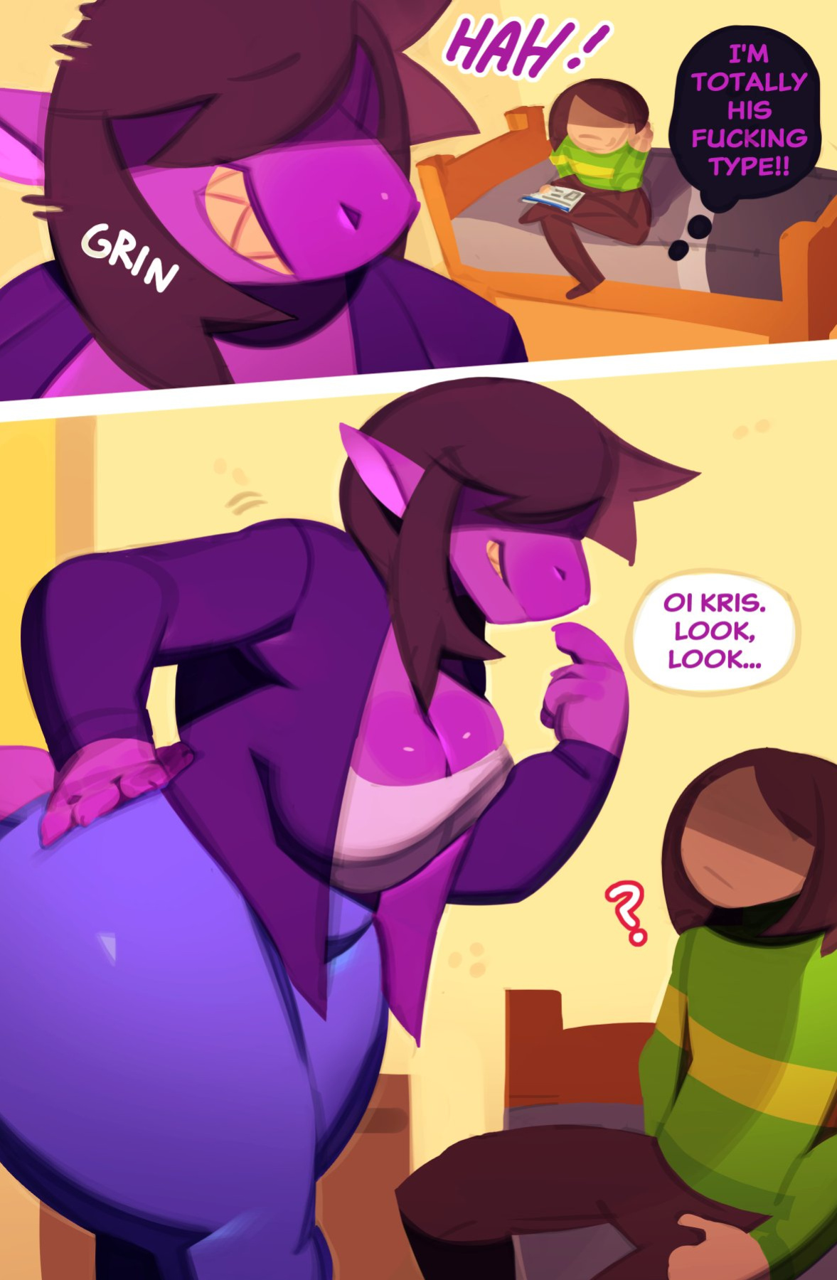 Deltarune Kris and Susie (svarzye)