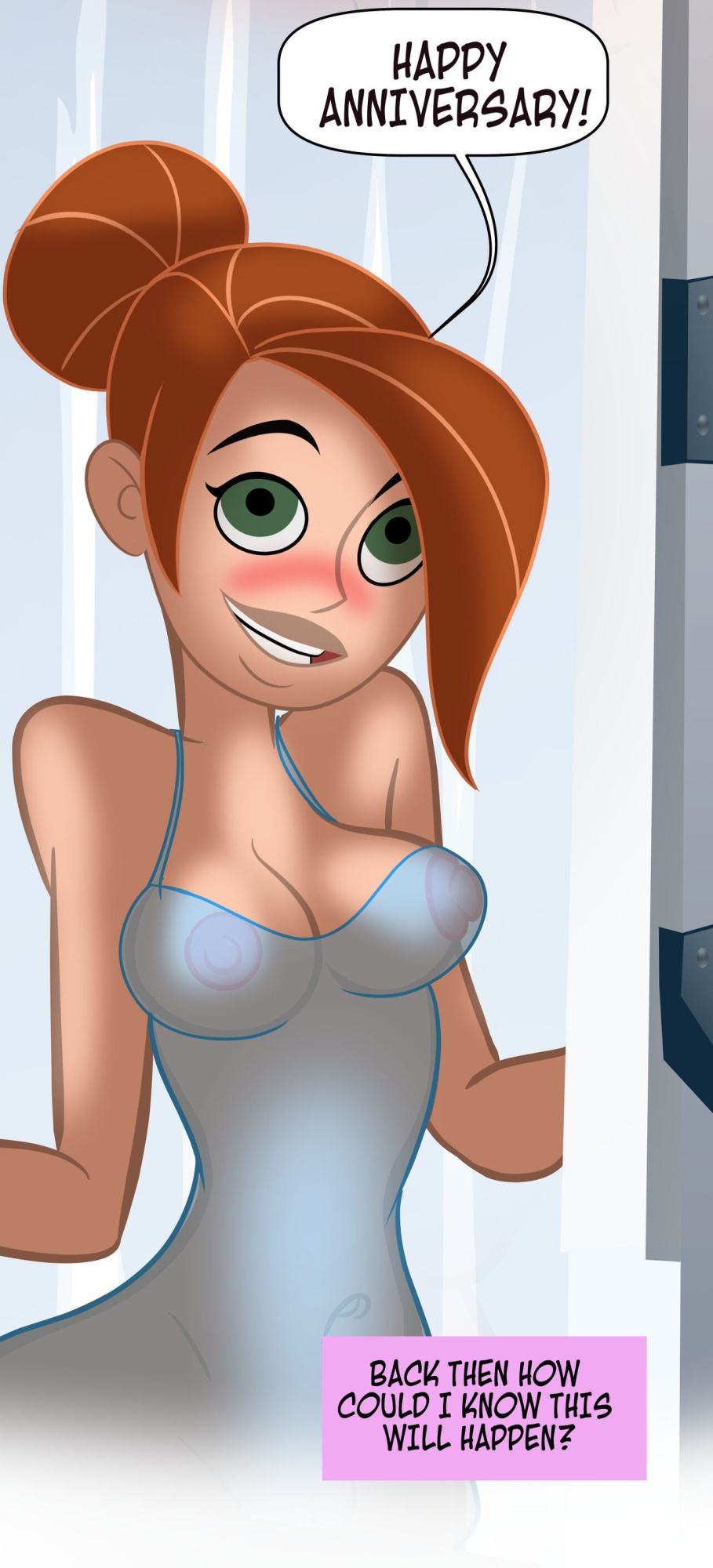 Kinky Possible - Becoming A Queen Of Spades (Kim Possible) [Tease Comix] [altared composition]