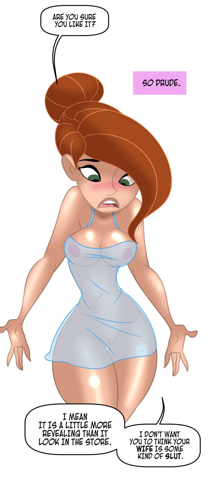 Kinky Possible - Becoming A Queen Of Spades (Kim Possible) [Tease Comix] [altared composition]