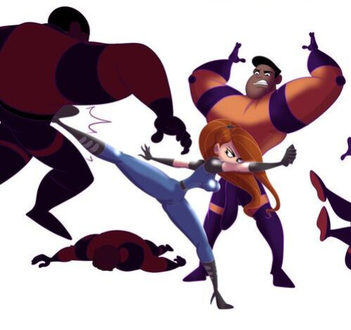 Kinky Possible - Becoming A Queen Of Spades (Kim Possible) [Tease Comix] [altared composition]