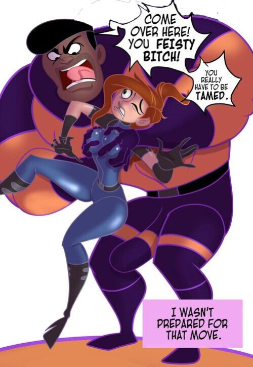 Kinky Possible - Becoming A Queen Of Spades (Kim Possible) [Tease Comix] [altared composition]