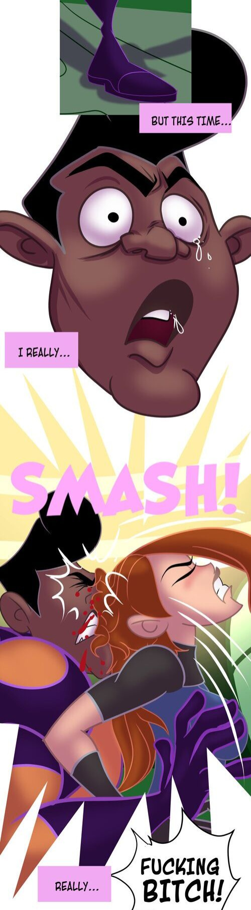 Kinky Possible - Becoming A Queen Of Spades (Kim Possible) [Tease Comix] [altared composition]