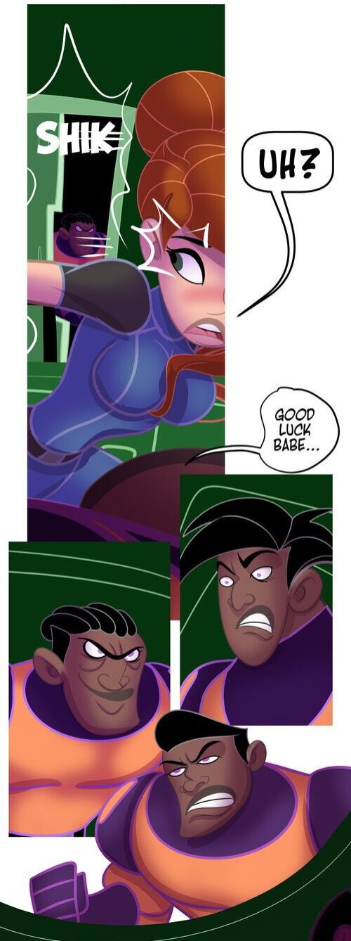Kinky Possible - Becoming A Queen Of Spades (Kim Possible) [Tease Comix] [altared composition]