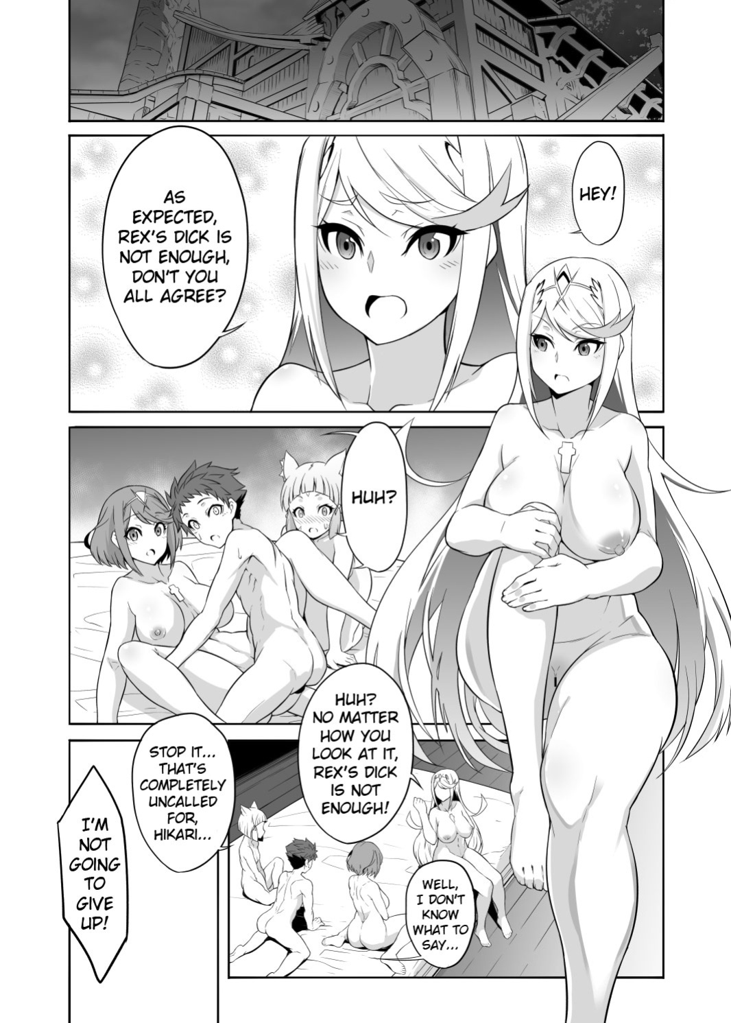 [Shiroi Yami (k-you)] Rex ga Ippai! | Full of Rex! (Xenoblade Chronicles 2) [Saki-Kotowari]