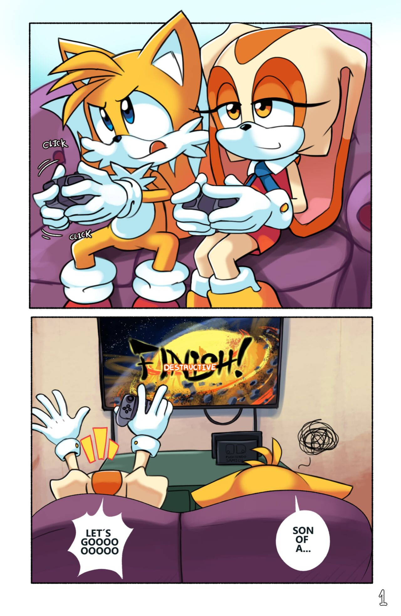 [Ichduhernz] Tails' Gamer Moment (Sonic The Hedgehog)