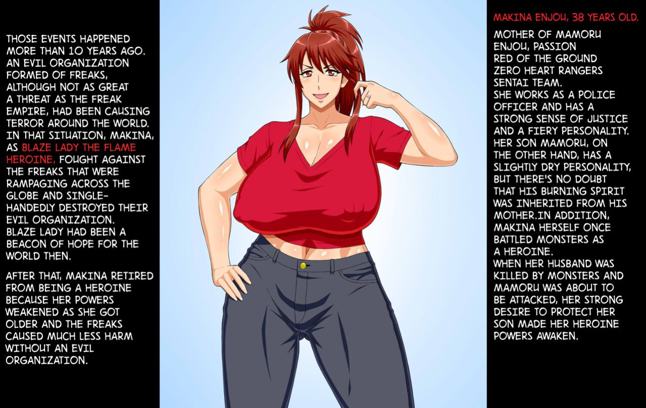 [Ero Kojiki] The Story of How Even Sentai Red's Mother Got Turned Into a Freak's Onahole Soldier [Rinruririn]