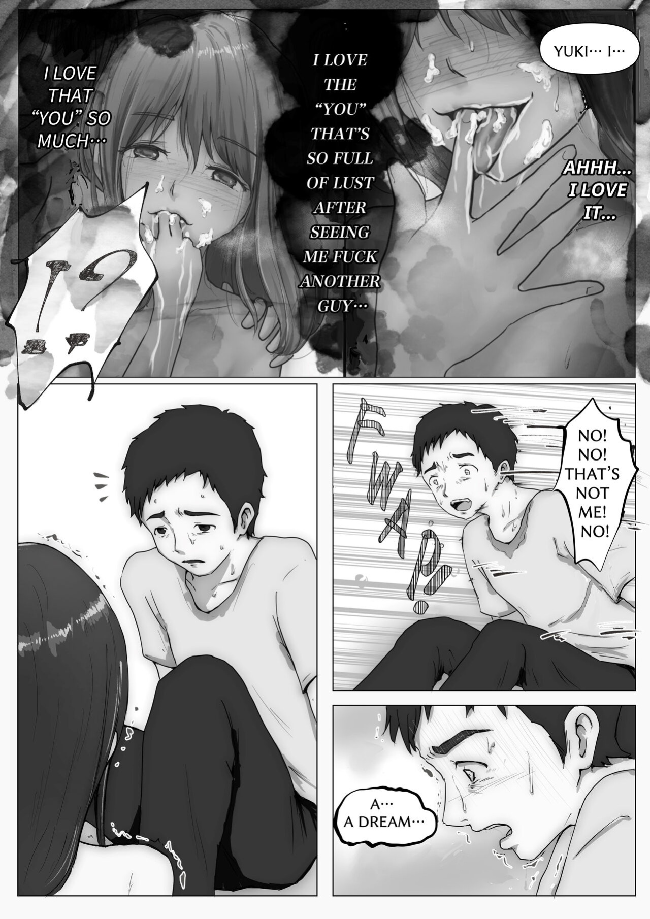 [Takotokite] Honto no Kanojo 3 -Kanojo ga Hoka no Otoko ni Dakaretemo- | The Real Girlfriend 3 -Even if another man is having her…-