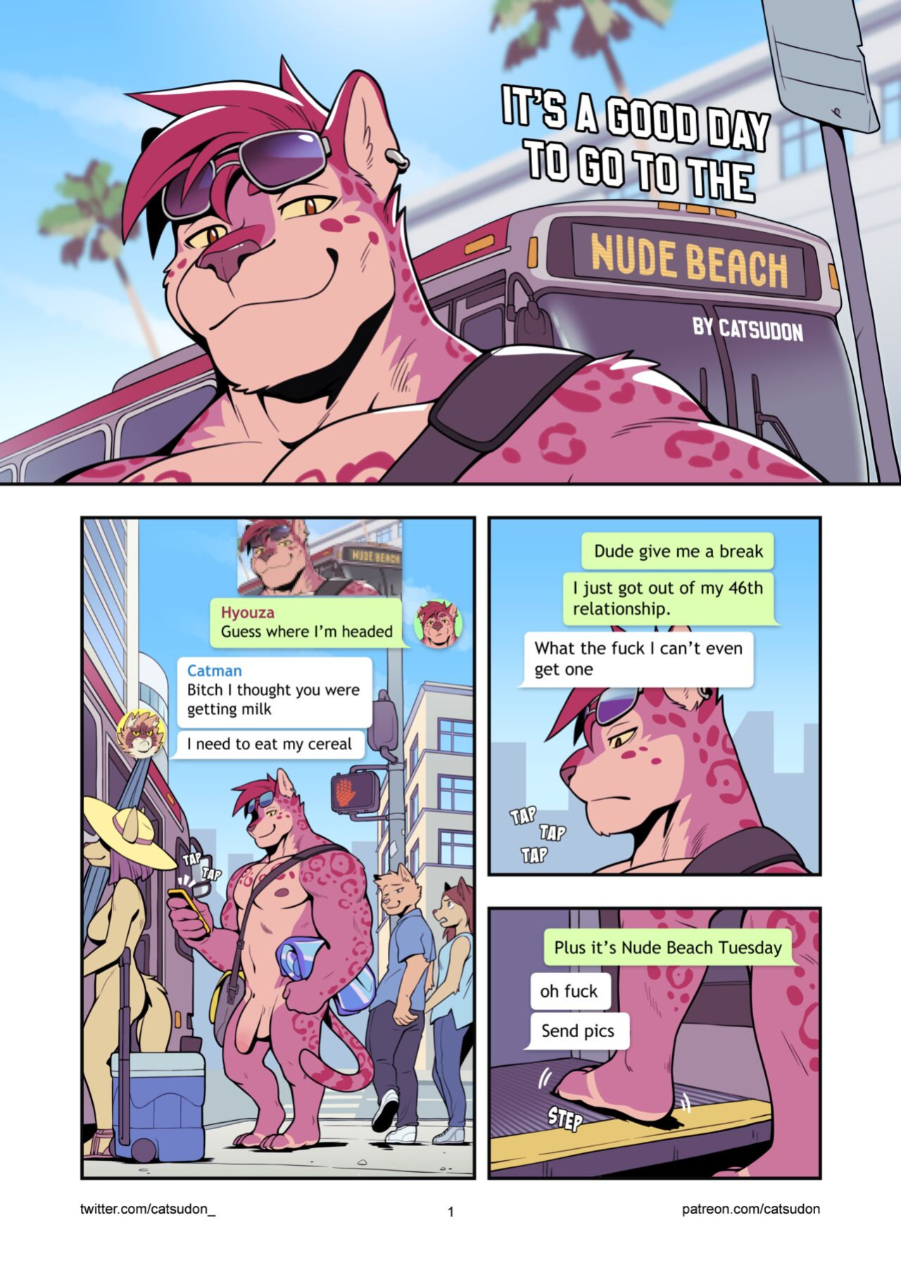 [Catsudon] Chapter 1: It's a Good Day to Go to the Nude Beach