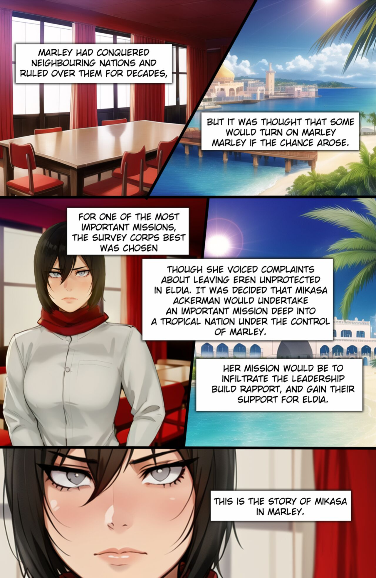 [Inusanjp] Mikasa in Marley 1