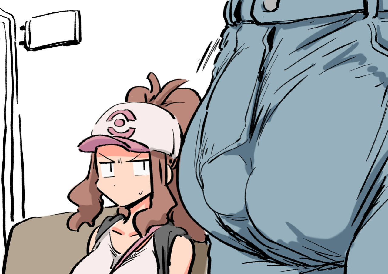 [Woomochichi] Hilda and big dick man (Pokemon)