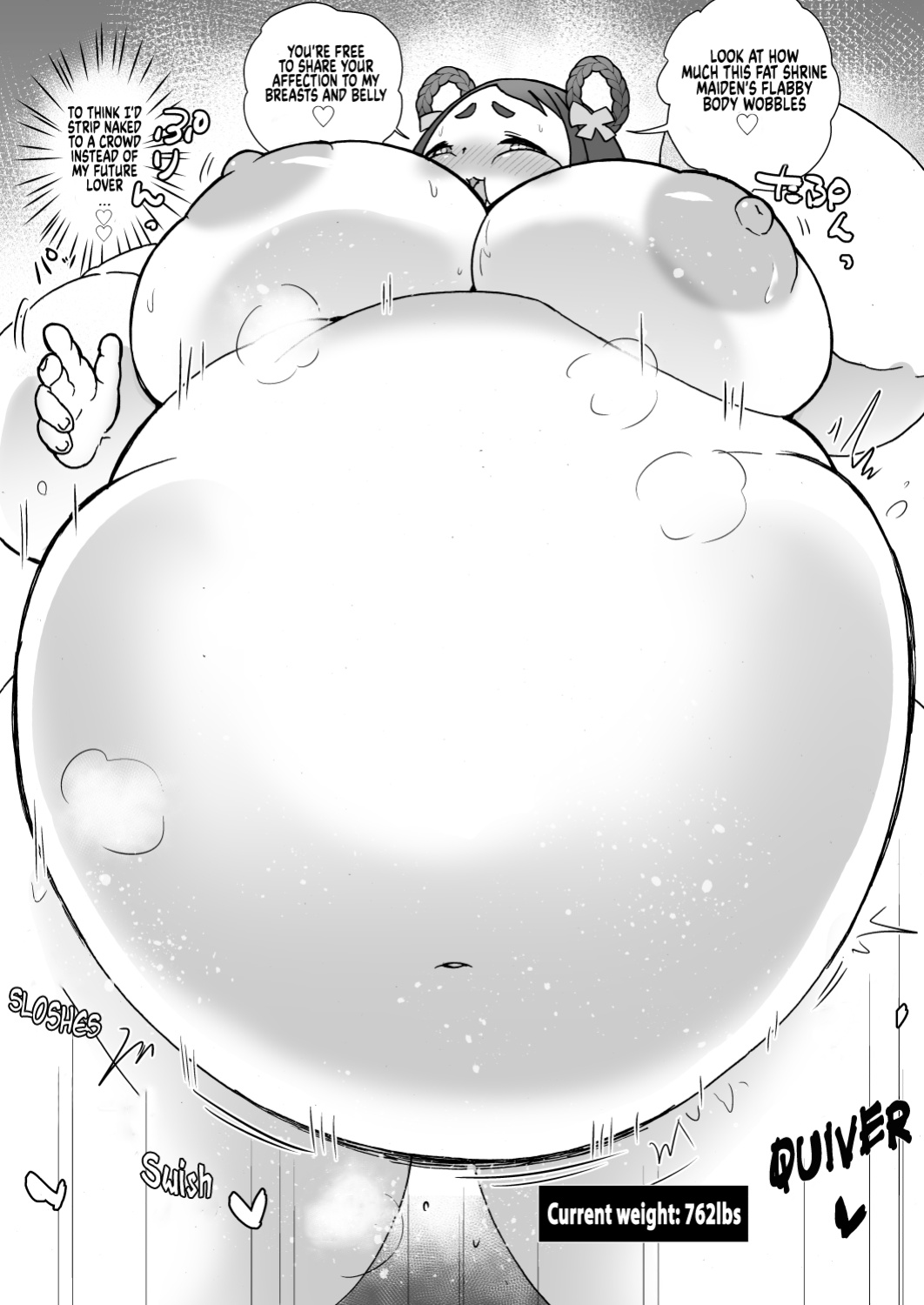 [PRBRheadphone(▲arakata)] Obese village shrine maiden Miito-chan | himanka mura miko no mixitochan ～ 2 nin no futorimiko～