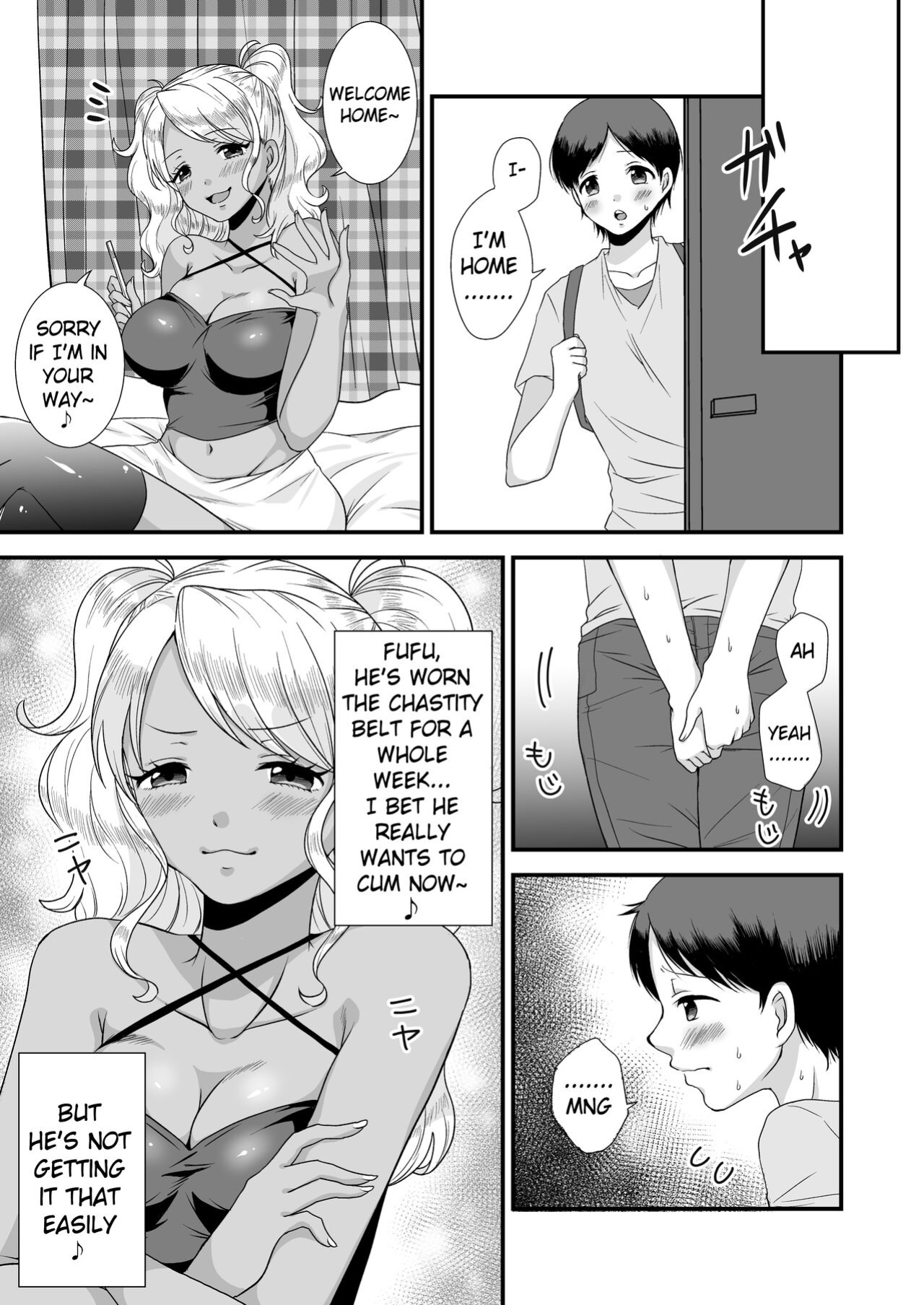 [Dokutoku no M (Sagano Katsuma, Akatsuki Shion)] Doutei Yuuwaku Game 2 ~Doutei Shasei Kanri Game~ | Virgin Seducing Game 2 ~Virgin Orgasm Control Game~ (M-o Muke Zasshifuu Doujinshi Dokutoku no Magazine Vol. 3) [Pangean]