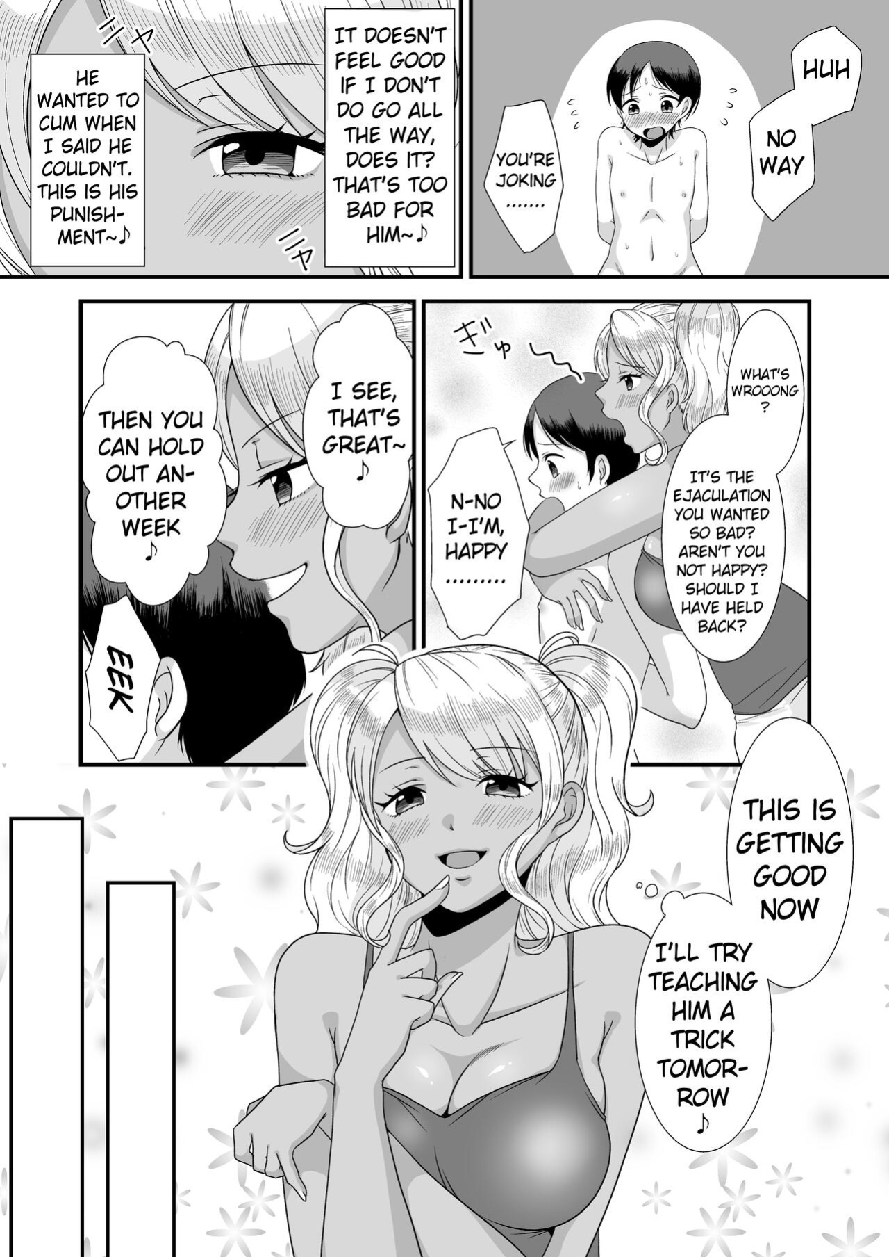 [Dokutoku no M (Sagano Katsuma, Akatsuki Shion)] Doutei Yuuwaku Game 2 ~Doutei Shasei Kanri Game~ | Virgin Seducing Game 2 ~Virgin Orgasm Control Game~ (M-o Muke Zasshifuu Doujinshi Dokutoku no Magazine Vol. 3) [Pangean]