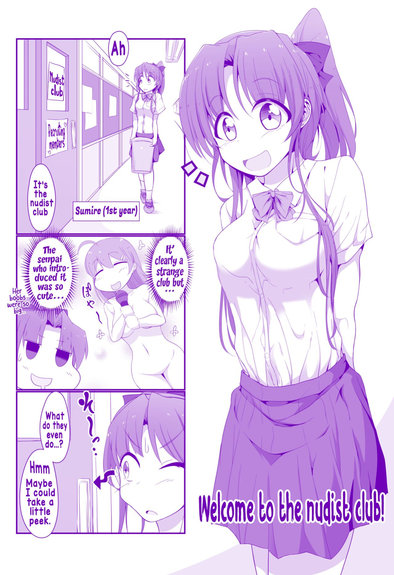 [Takenoko Maru] Zenrabu ni Youkoso! | Welcome to the Nudist Club!