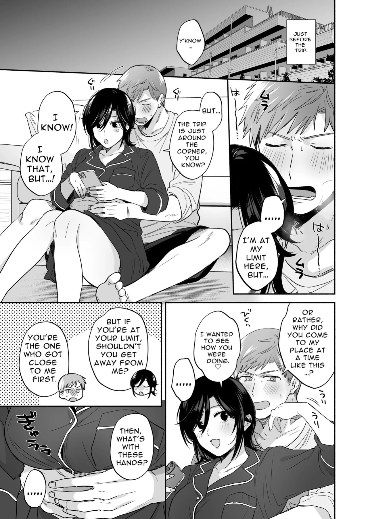 [Ura Alpaca Bokujou (Meeo)] Suki Araba Kareshi no Seiheki o Yugametai! ~Gaman Genkai!! Icha Love Onsen Ryokou~ | If I Have a Chance, I Want to Warp My Boyfriend's Fetishes! ~Lovey-dovey Trip to the Hotsprings~