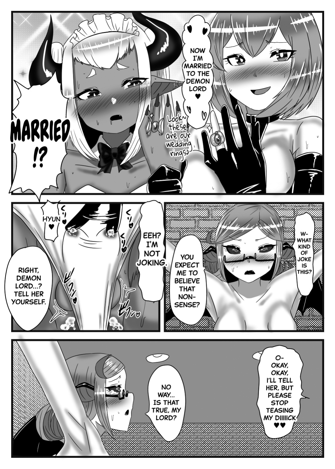 [Nitiniti Sowa (Apacchi)] Futanari Yuusha no Maou Rouraku 3 | The Futanari Hero's Allurement of The Demon Lord 3 [Black Grimoires]