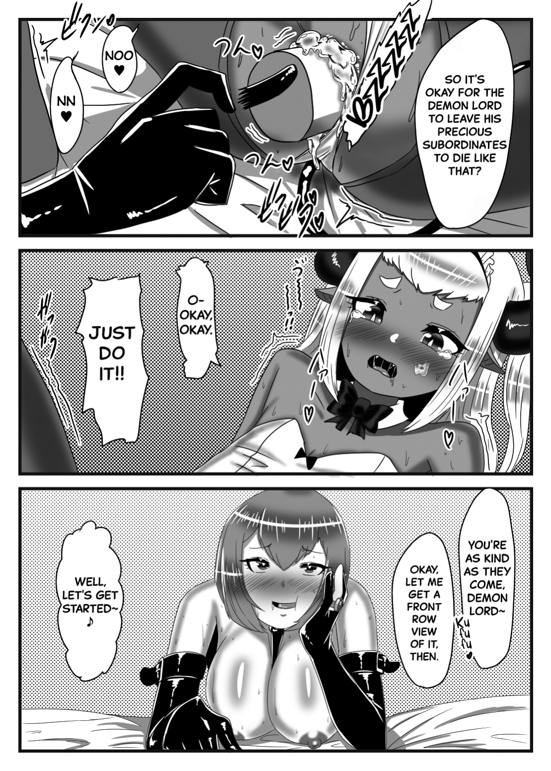 [Nitiniti Sowa (Apacchi)] Futanari Yuusha no Maou Rouraku 3 | The Futanari Hero's Allurement of The Demon Lord 3 [Black Grimoires]