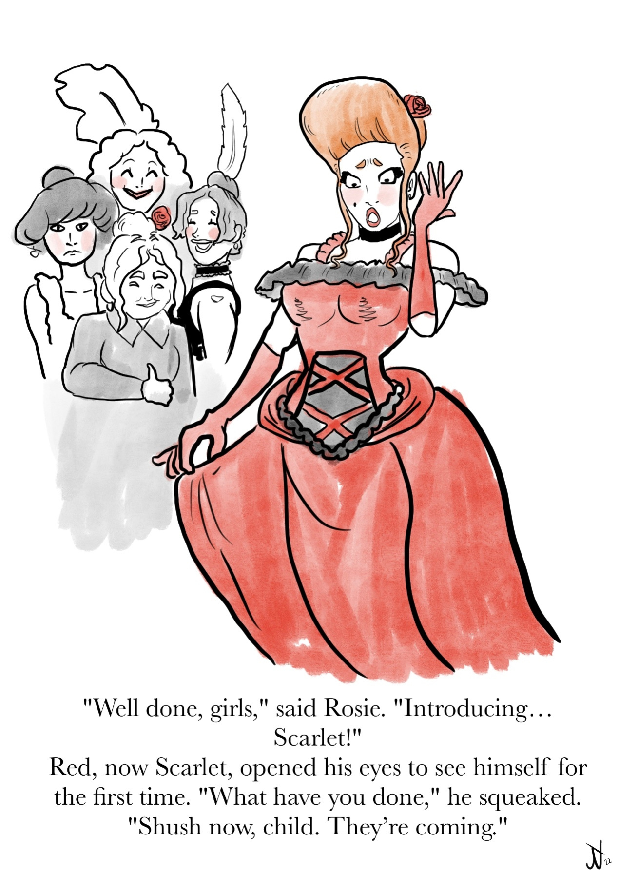 [Jo Nothing] The Ballad of Scaredy-Cat Red (complete)