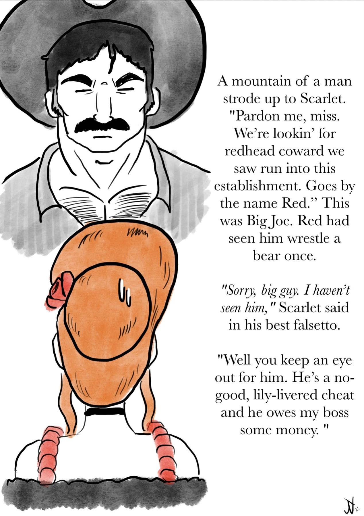 [Jo Nothing] The Ballad of Scaredy-Cat Red (complete)