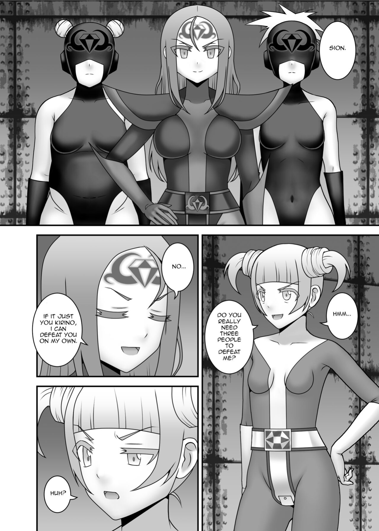 [STUDIO HP+ (IceLee)] Teisou Sentai Virginal Colors Ch.5 | Chastity Sentai Chaste Colors Ch. 5