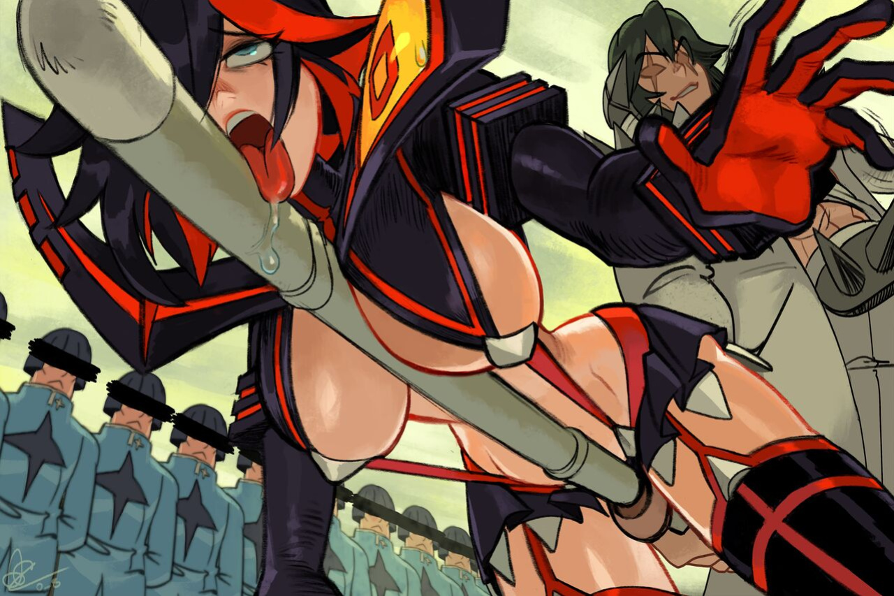 [Alex Ahad / O_8] Ryuko's Defeat | Full Image Set! (Patreon)