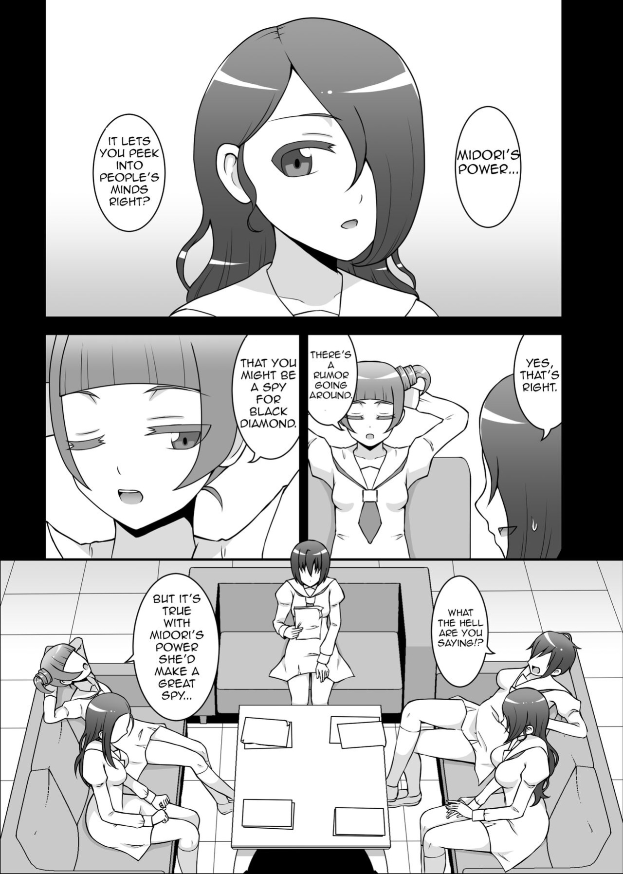 [STUDIO HP+ (IceLee)] Teisou Sentai Virginal Colors Ch.4 | Chastity Sentai Chaste Colors Ch. 4