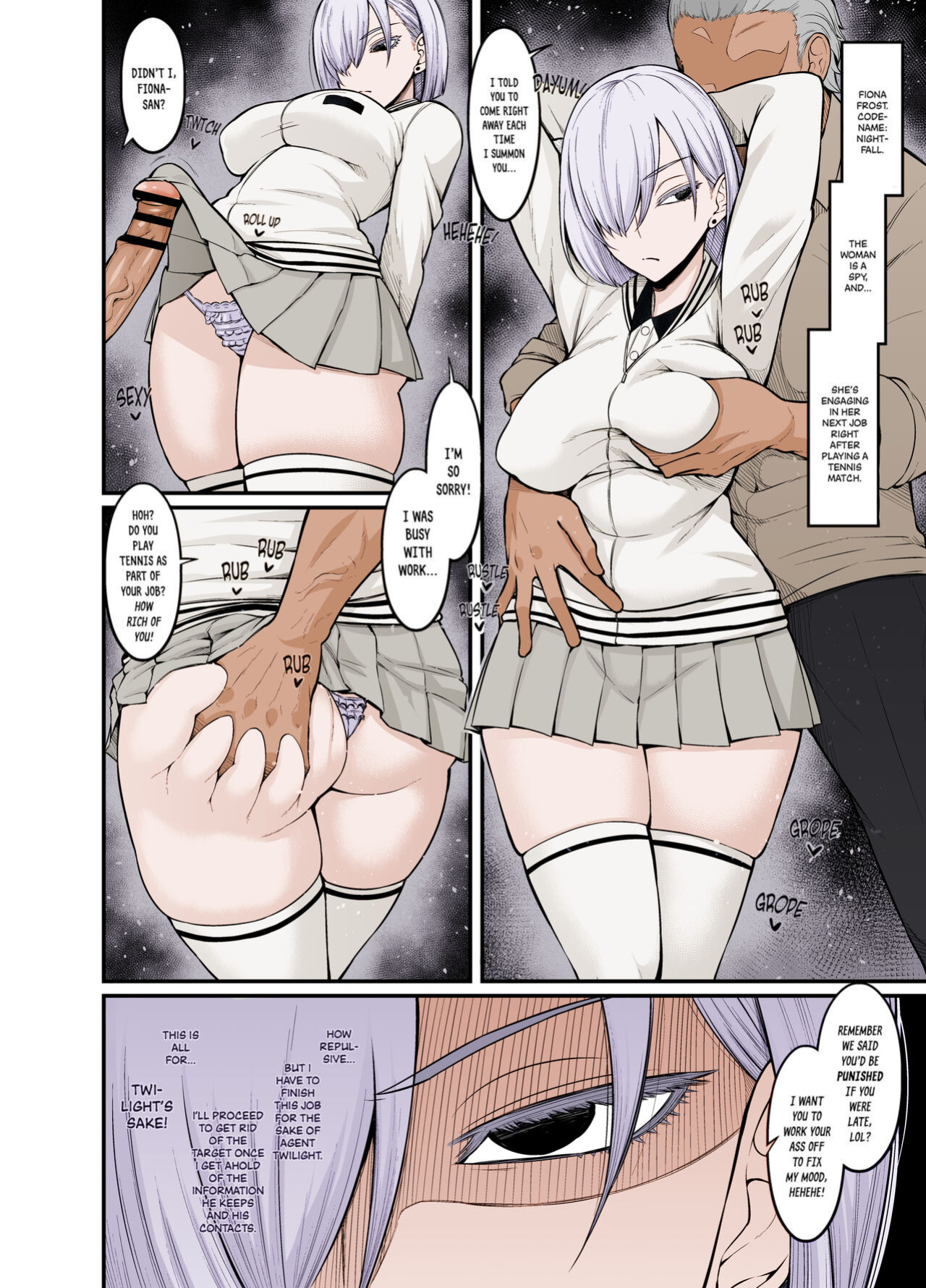 [Ankoman] Tobari (Fiona), Ninmu no Tame ni Ganbaru | Nightfall's Duty-bound Job (SPY x FAMILY) [Team Rabu2] [Colorized Miss One Life]
