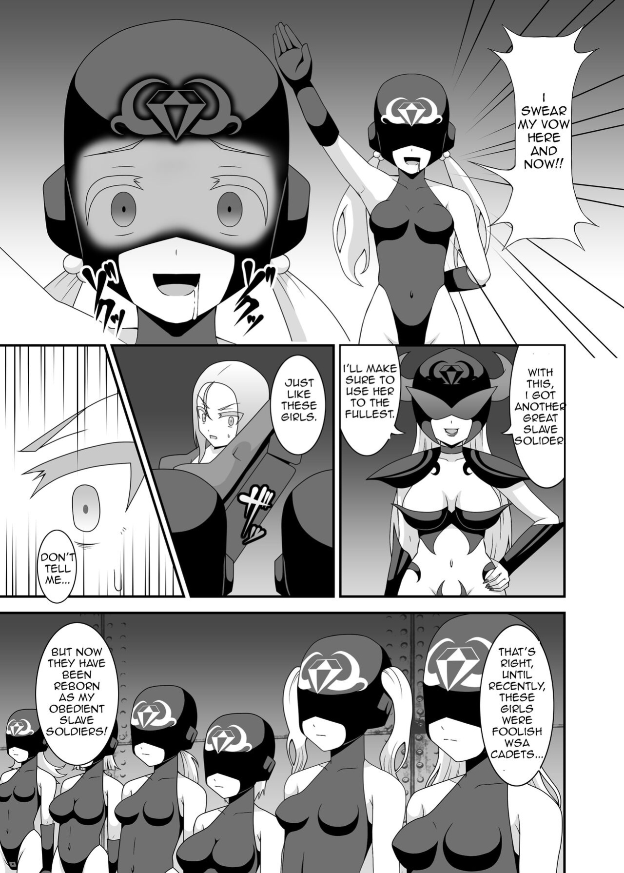 [STUDIO HP+ (IceLee)] Teisou Sentai Virginal Colors Ch.1 | Chastity Sentai Chaste Colors Ch.1