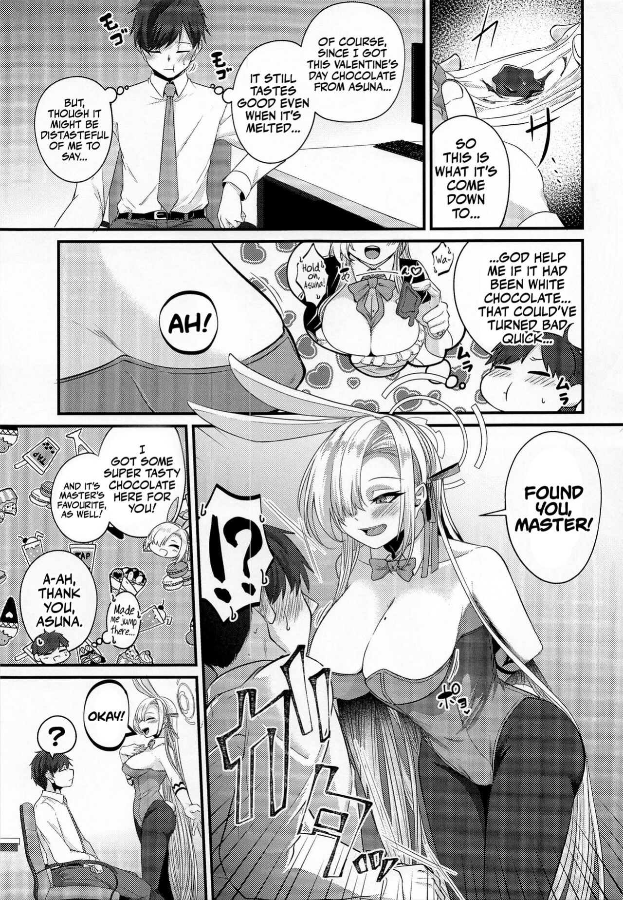 (C100) [Kinomiki no Mama (Kinomiki)] Asuna Bunny with Chocolate - Let's play hide-and-seek (Blue Archive) [Mr_Person]