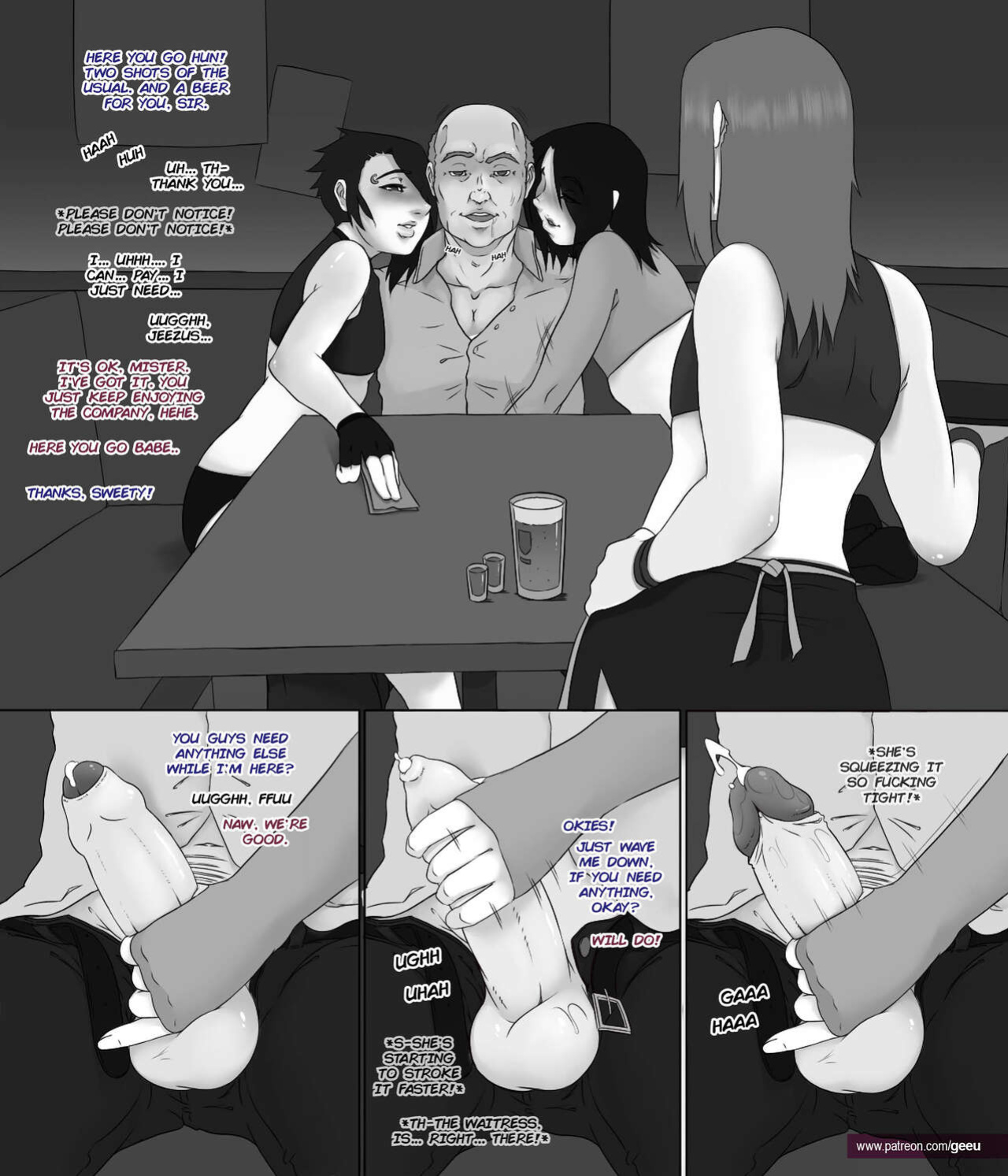 [GeeU] Yuki & Sora At The Club