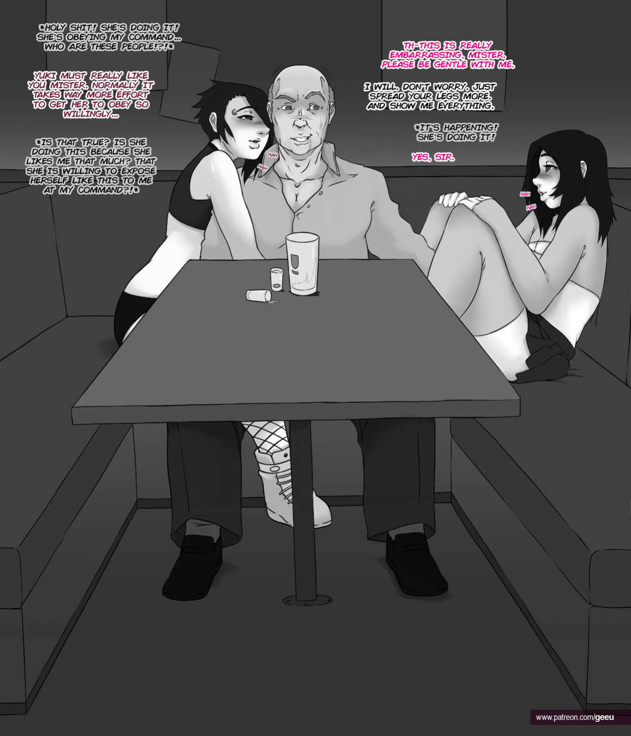 [GeeU] Yuki & Sora At The Club