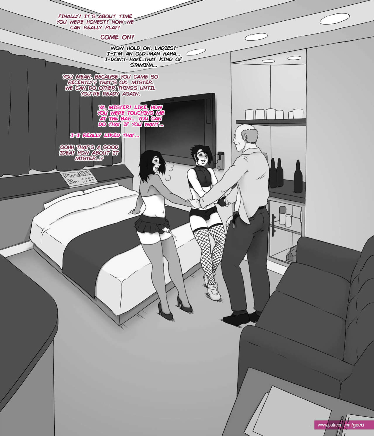 [GeeU] Yuki & Sora At The Club