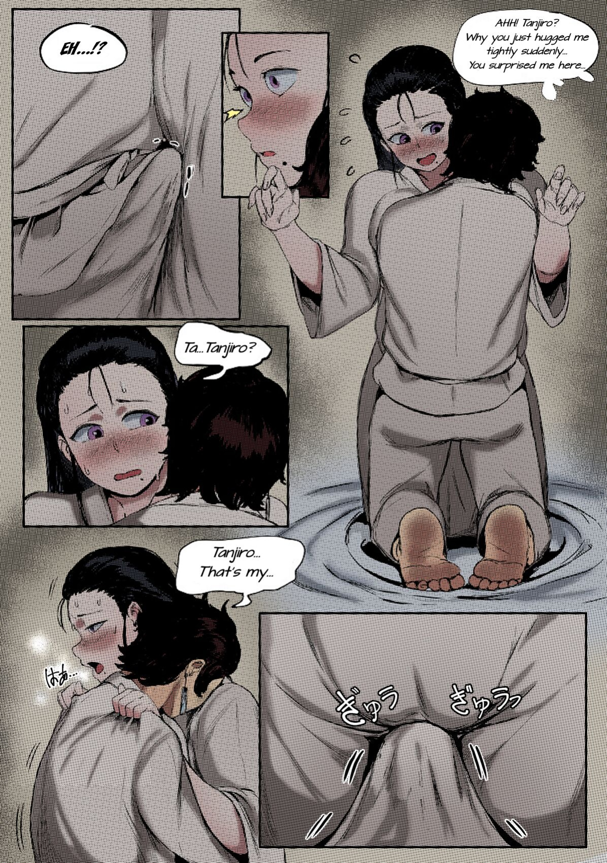 [Tobe] Haha to Watashi (ge) | Mother and I (Second Part) (Kimetsu no Yaiba) [Uncle Bane] (Colorized)