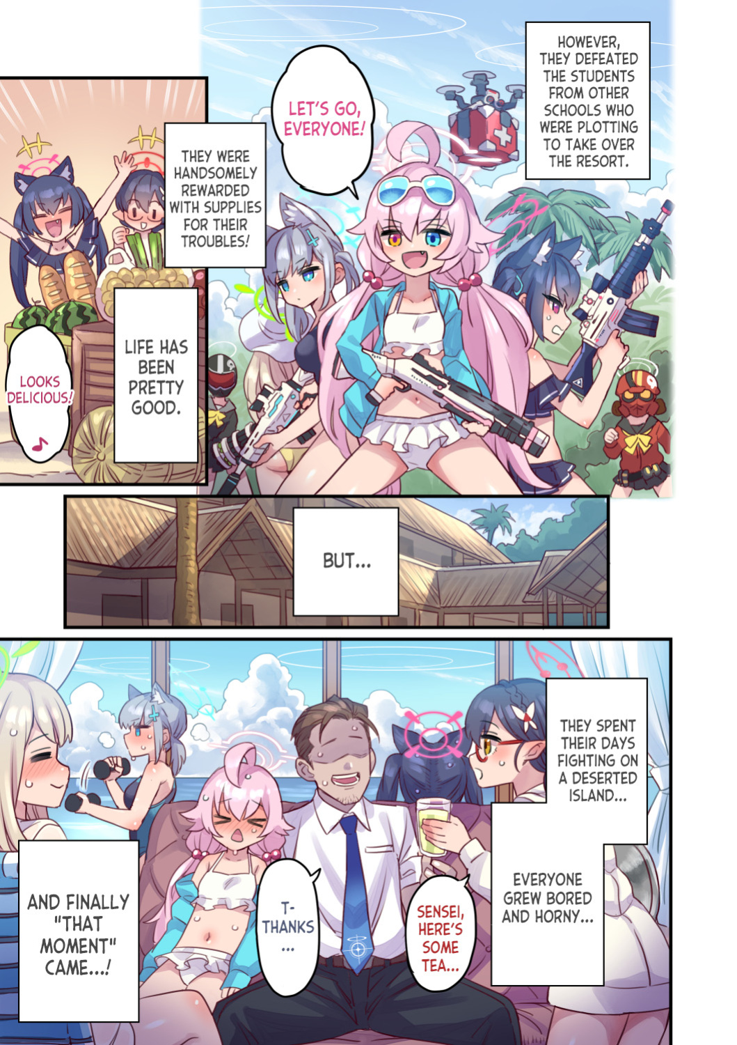 [Mimoneland (Mimonel)] Seito to Issen Koechau Hon -Taisaku Iinkai Hen- (Blue Archive) [desudesu]