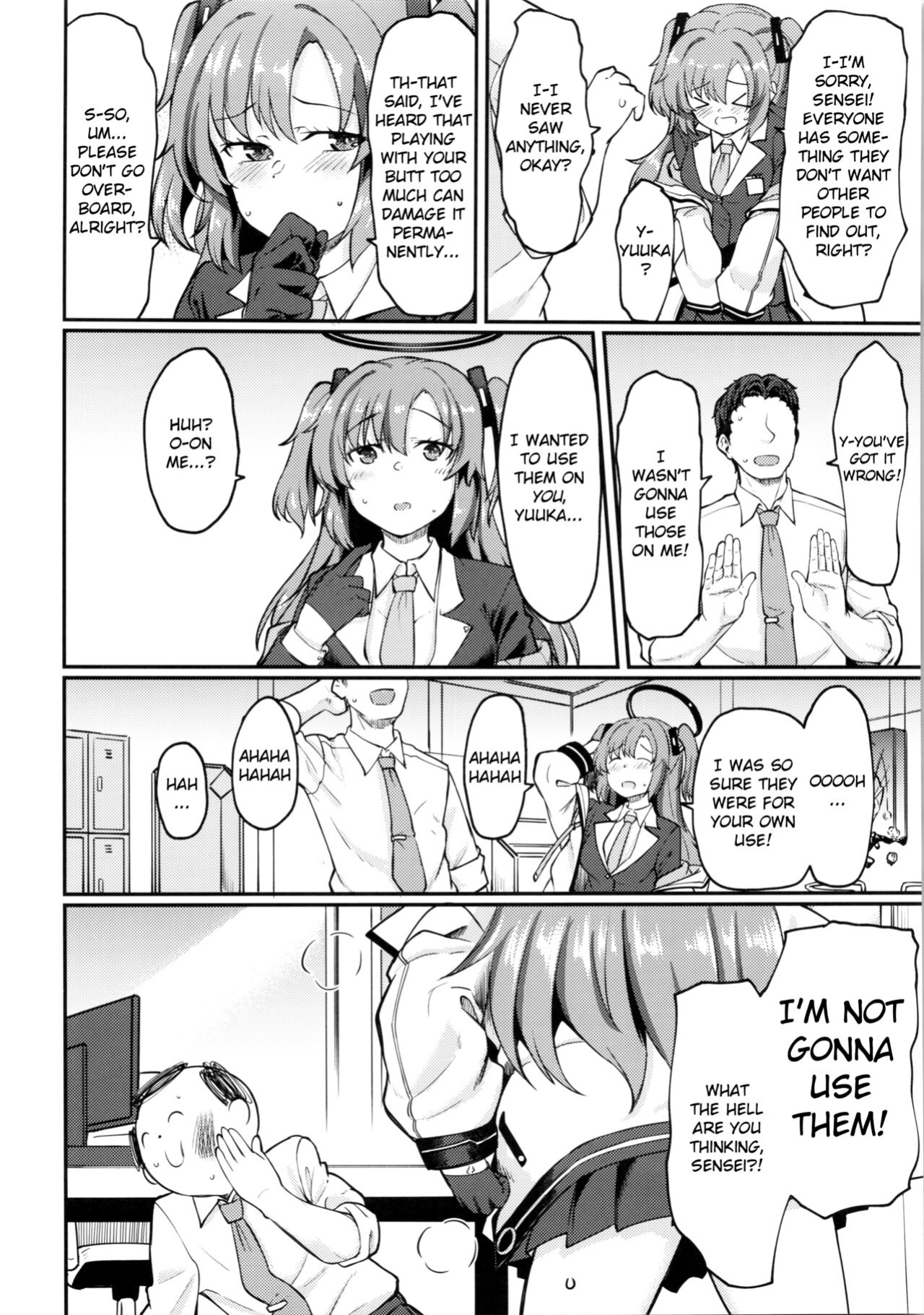 (C101) [Hx3I (Hirano Kawajuu)] Blue Ana! Yuuka Hen (Blue Archive) [Douzo Lad Translations]