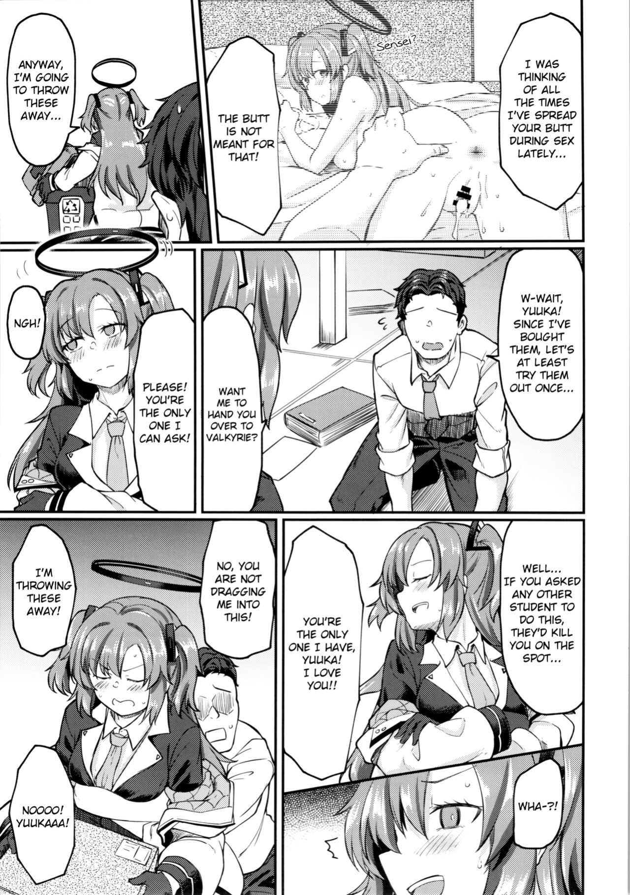 (C101) [Hx3I (Hirano Kawajuu)] Blue Ana! Yuuka Hen (Blue Archive) [Douzo Lad Translations]
