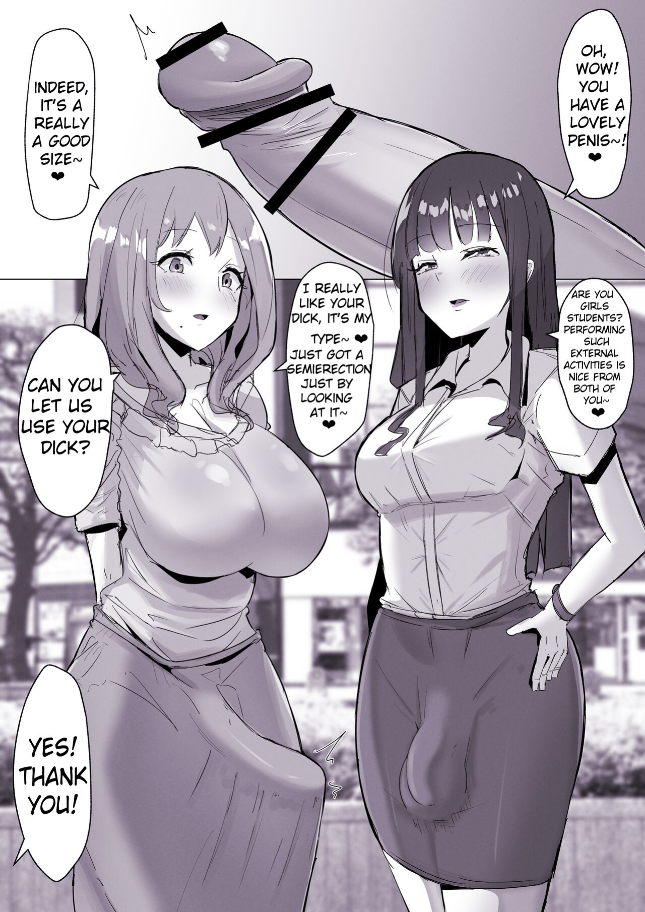 [Sella] Futanari Neighborhood Free Dick