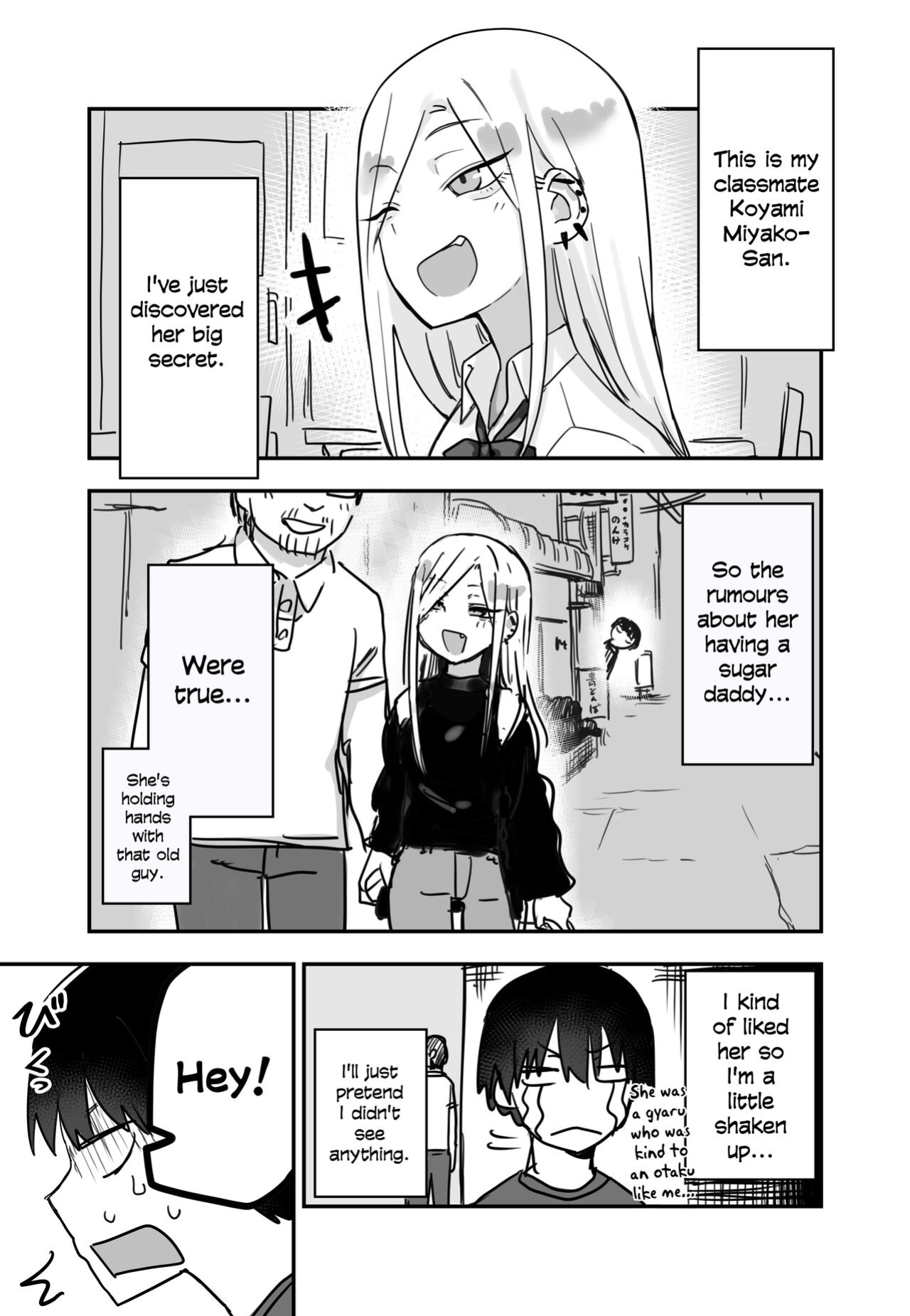 [Kuga Tsuniya] Class no Gal ga P-katsu Shitetanda ga... | The Gyaru In My Class Has A Sugar Daddy, But...