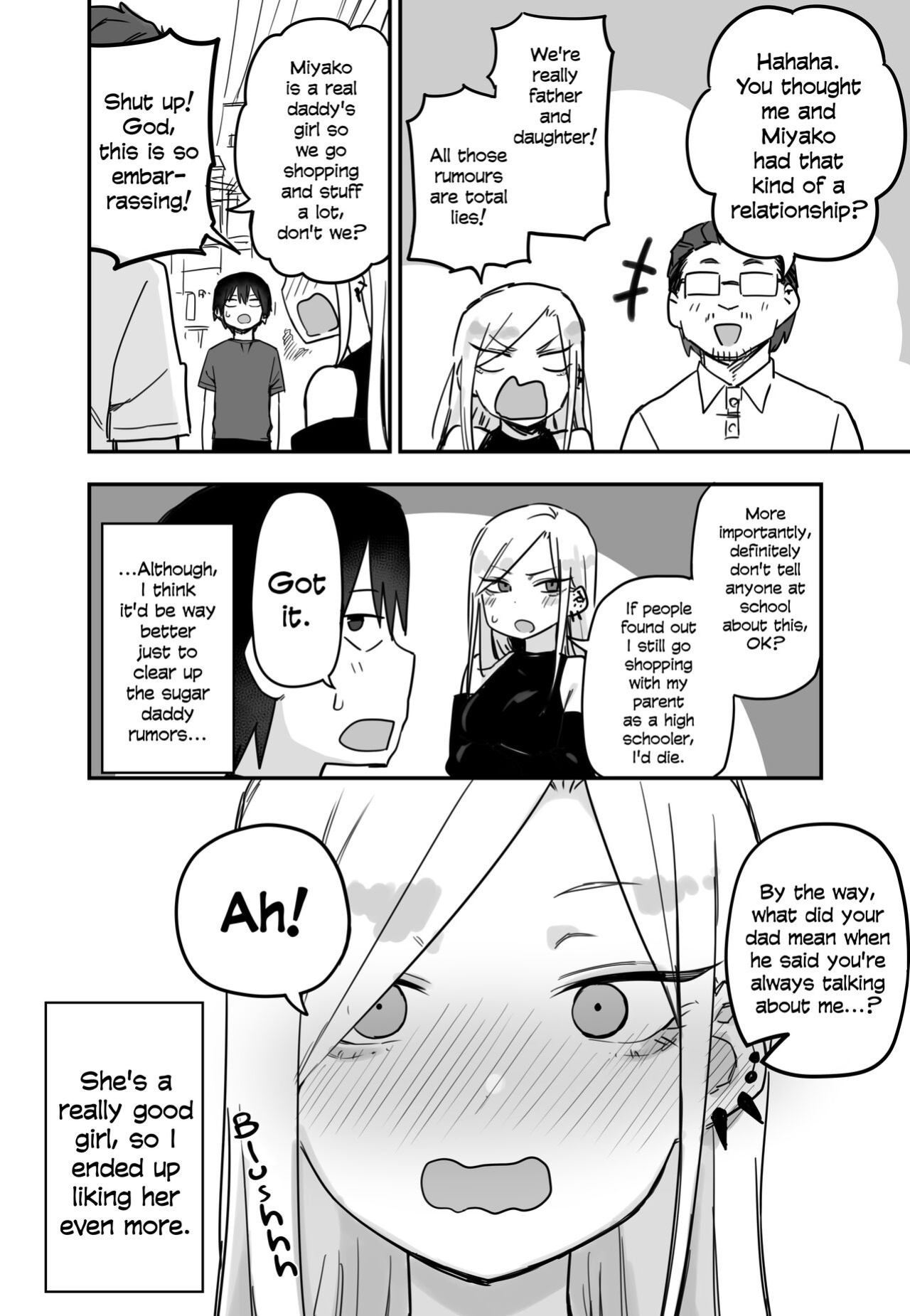 [Kuga Tsuniya] Class no Gal ga P-katsu Shitetanda ga... | The Gyaru In My Class Has A Sugar Daddy, But...