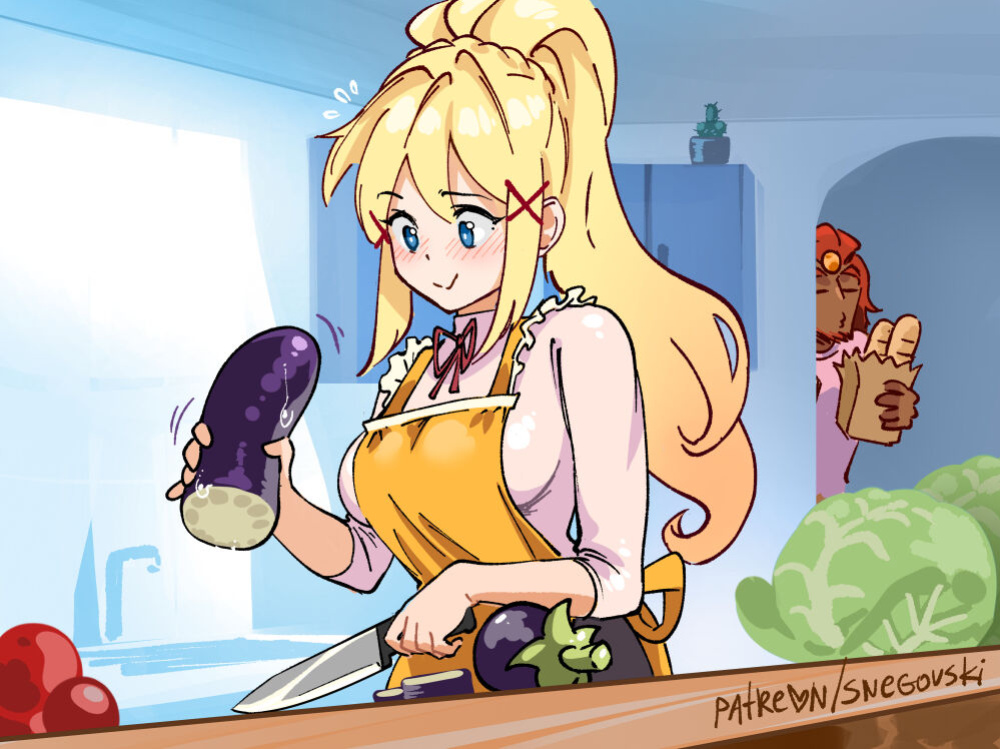 [Snegovski] Darkness the Veggie Slayer???? (Twilight Princess, KonoSuba)