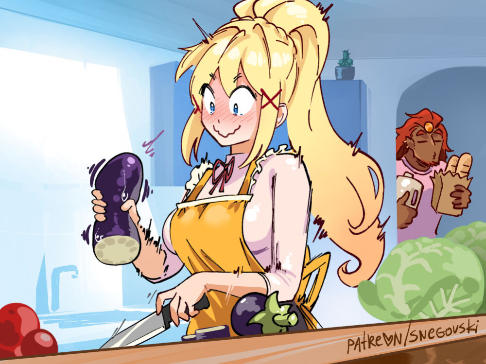 [Snegovski] Darkness the Veggie Slayer???? (Twilight Princess, KonoSuba)