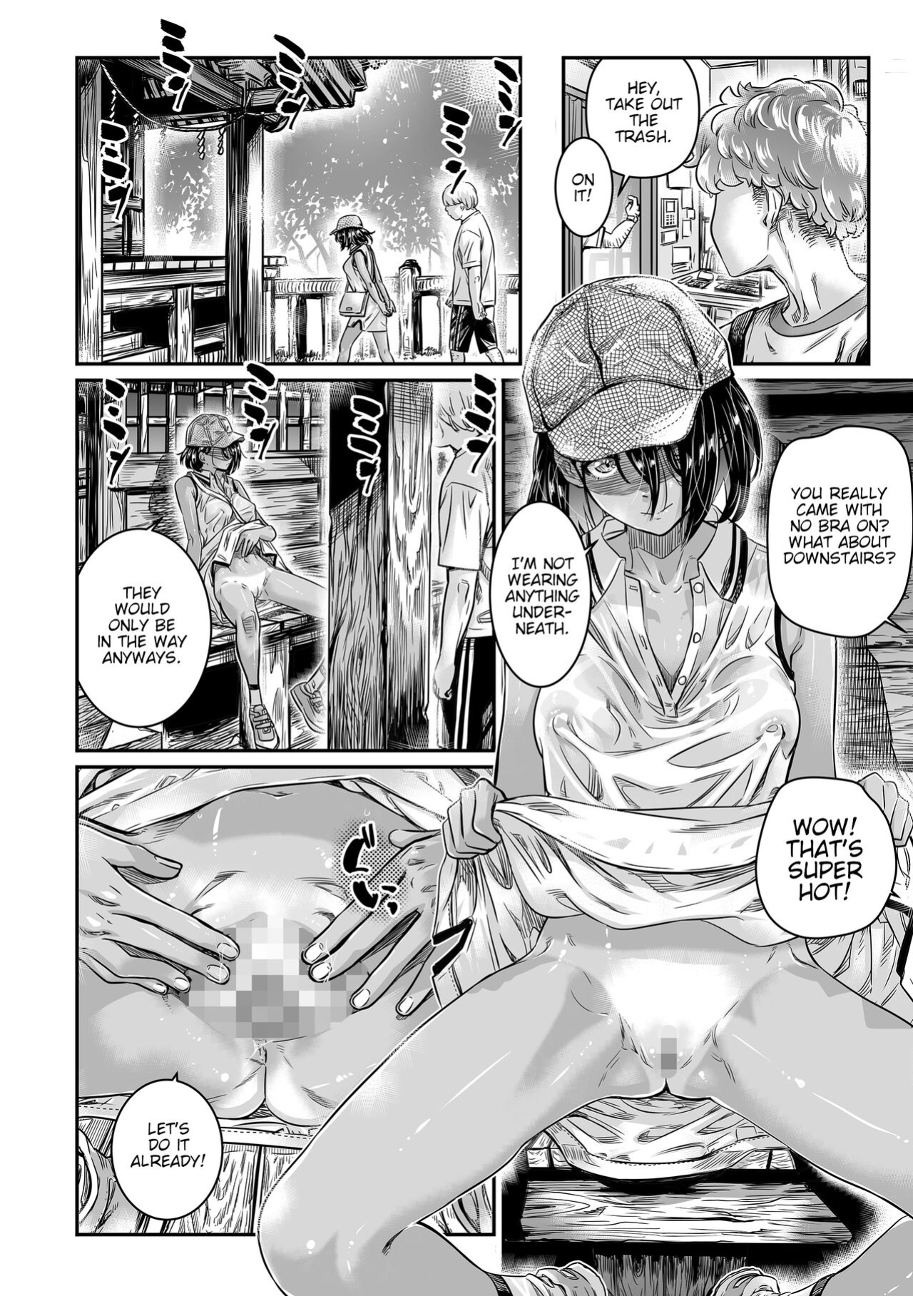 [Burning Shimai (MARUTA)] Hiyake no Bitch Shoujo wa, Doutei no Senpai o Yagai Sex ni Sasou [R_363]