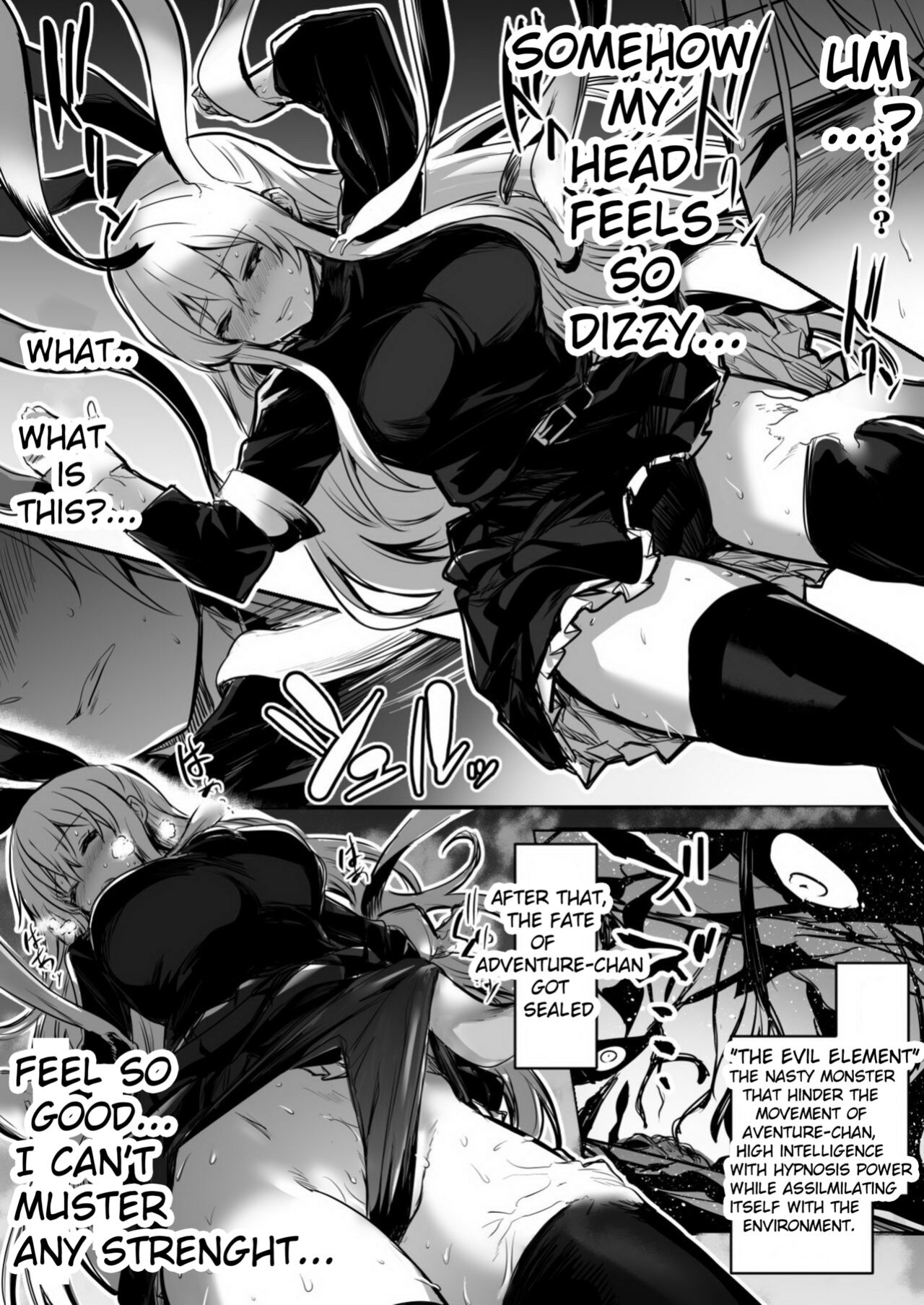 [Lefthand] Adventure-chan who carelessly slept in subspicious room and got turn into seed bed by evil monster. [CT]